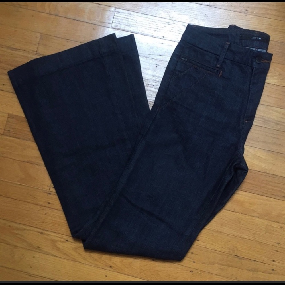 Joes high rise jeans, flare legs